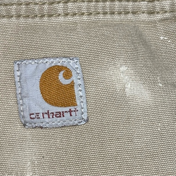 Carhartt Men’s Dungarees Rugged Flex Relaxed Fit Work Pants Khaki Tan 102291 253 - Picture 11 of 16